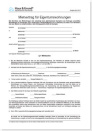 Mietvertrag für Eigentumswohnungen (Onlineversion)